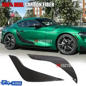 Hwct077a2 Jm Real Carbon Side Door Fender Vent Trim Panel For Toyota Supra Gr A90 A91 Mk5 19