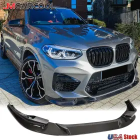 Jcyw-bm1017 Jm Real Carbon Fiber Front Bumper Lip Spoiler Splitter For Bmw X3m F97 X4m F98 19up