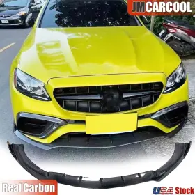 H-w-be050-o Jmcarcool For Mercedes Benz W213 E63 E63s 2016-2020 Real Carbon Front Bumper Lip Splitters