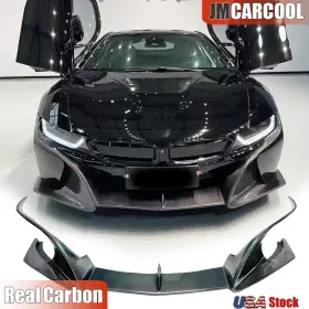 H-w-bm1020 Jmcarcool Real Carbon Fiber Front Bumper Lip Spoiler Splitter For Bmw I8 Coupe 2014-2020