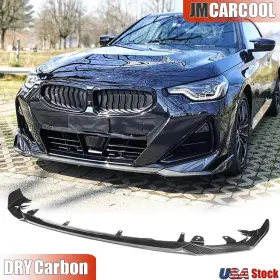 H-w-bm520 Jmcarcool Dry Carbon Front Bumper Lip Spoiler Fits Bmw G42 M235i M240i 220i Coupe 2022-24