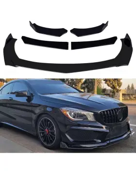Qp32002-05c-us Jmtbno Universal Front Bumper Lip Chin Spoiler Splitter