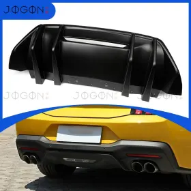 S650 Jogon 2024-2026 Rear Shark Fin Diffuser For Ford Mustang 2024-2025 Ecoboost Gt Matte Black