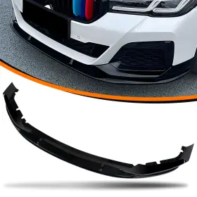 Joyoto 2017-2020 G30 For Bmw Front Bumper Lip 525i 530i 540i M-sport Glossy Black