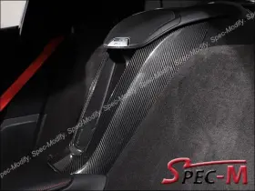 7-chv-c8-13 Jpm Dry Carbon Console Wireless Charger Trim Cover For Corvette C8 Z51 Z06 2020