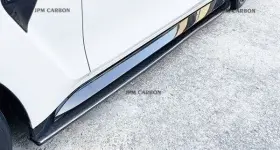 G80ssjpcf Jpmcarbon Dp Style Carbon Fiber Side Skirt Extension Lip Add On For 2020 G80 M3 4dr Cf