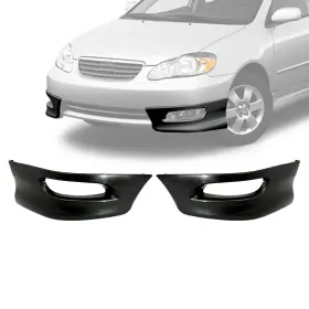8apt7171 Jx For Toyota Corolla 2005-2008 S Style Front Bumper Lips Spoiler Lower Body Set