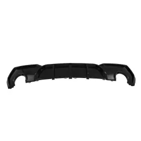 1452208 Karpal Shark Fin Gloss Black Led Rear Bumper Diffuser For 2020-24 Bmw G22 G23 4 Series