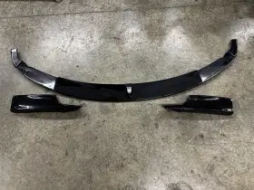 1kpbw1203004 Karpal Front Bumper Splitter Lip Gloss Black For Bmw 2012-2018 3-series F30 F31 M-sport