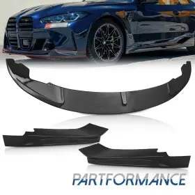 1kpbw1203027 Karpal Front Bumper Lip Splitter Fit 2014-2020 Bmw F32 F33 F36 4 Series M Sport Gloss