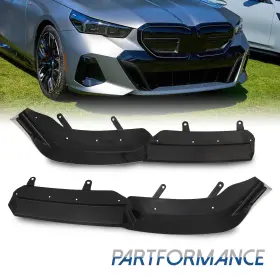 1kpbw1203060 Karpal Front Bumper Splitter Spoiler Lip For Bmw 5 Series I5 G60 G61 2024 Gloss Black