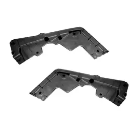 Llx-pair-ho1093110c-cl360a70 Karparts360 For Honda Civic 2009 10 2011 Bumper Spoiler Driver And Passenger Side Pair Capa