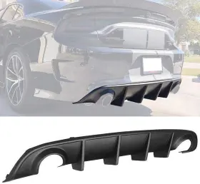 E2vddg152l Kawtzp Rear Bumper Lip Diffuser Oe Style Compatible With 2015-2023 Dodge