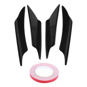 Keensounxdrep0c7-01 Keenso 4pcs Universal Abs Carbon Fiber Car Body Front Bumper Splitter Fins Fron
