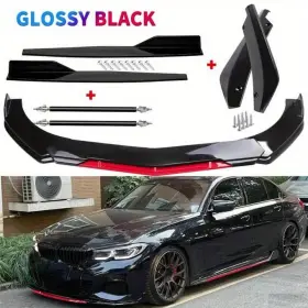 Lbj250638 Keluneglo Ford Mustang Body Kit Front Lip Side Skirts Rear Spoiler Splitter