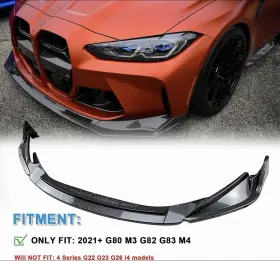 Khk Front Bumper Bmw G80 M3 G82 M4 3569798210246 For Real Carbon Lip Spoiler Splitters Bodykit
