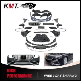 Kmtot002774a Kmt Automotive B C Front Bumper Kit For 2014-2017 Mercedes W222 S-class Up To 2018 Maybach Style