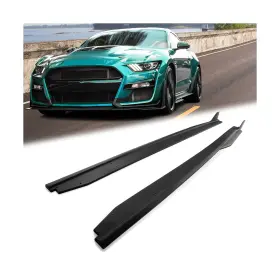 Lyap-630 Kojem Side Skirts Body Kit Compatible With 2015-2023 Ford Mustang Exterior Ro