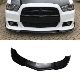 2-pu-568-pbk Kopeanut Front Bumper Body Kit Spoiler Lip Gloss Black For 2011-2014 Dodge Charger Srt