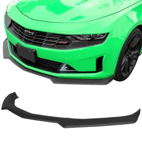 4car-blf-cc19ss1le-mbk Kopeanut Matte Black Front Bumper Lip Spoiler Abs For 2016-2023 Chevy Camaro 1le Styl