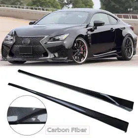 G-wq-gy-531ss Kspeed For 2014-2019 Lexus Rc F Usc 10 As Style Carbon Fiber Side Skirts Spoiler Pair