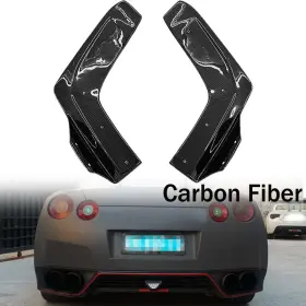 Wq-gy-275rs Kspeed For 2008-2016 Nissan Gtr R35 Carbon Fiber Lbwk Style Rear Bumper Wrap Spoiler