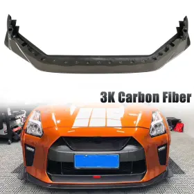 Wq-gy-542fl Kspeed 3k Carbon Fiber An Air Dam Front Bumper Lip Spoiler For 2017 Nissan R35 Gtr Gt-r