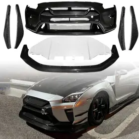 Wq-gy-741fb Kspeed For 2008-25 Nissan R35 Gt-r Gtr Front Bumper Cover Lip Air Knife Guard Plate Kit