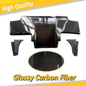 Wq-gy-ky007 Kspeed Glossy Carbon Fiber Rear Lip Spoiler Wing For 1993-1998 93 Nissan R33 Gtr Bnr33