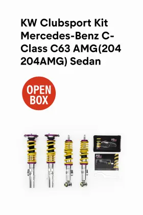 35225833 Kw Clubsport Coilover Kit Incomplete For Mercedes C63 Amg W204 Sedan Open Box