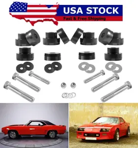 134-10005 Ky-auto Kyqp1112 Billet Aluminum Body Mount Bushings For 1968-1981 Camaro Nova Chevy Ii