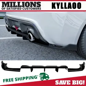 5642453583 Kyllaoo Rear Diffuser Lip For Subaru Brz Toyota Gt86 Scion Fr-s 2013-2014 Gloss Black