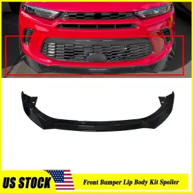 Dre010874-gb Kyllaoo Front Bumper Spoiler Lip Splitter Gloss Black Us Stock For Dodge Hornet 2023-25