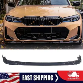 Mt-g20-fl1-gb Kyllaoo Fits 2023-2025 Bmw 3 Series G20 330i M340i Gloss Black Front Bumper Lip Spoiler