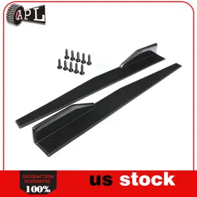 Adp16605da463s Leader 31 Inch X 4 Universal Carbon Look Side Skirt Rocker Splitters Winglet Diffuser