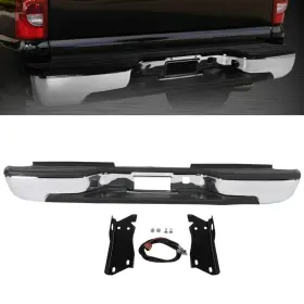 408610 Leadzm Rear Step Bumper License Plate Lights For 2001-2007 Silverado Sierra 2500hd 3500