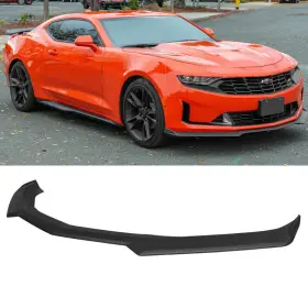 Fz-blf-cc19ss1le-mbk Lever3368 Abs Front Bumper Lip Spoiler Fits For Matte Black Chevy Camaro 1le Style 2016-23
