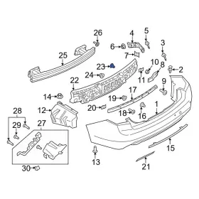 W716195s450b Lincoln Oe For Navigator 18-24 Door Interior Trim Panel Screw