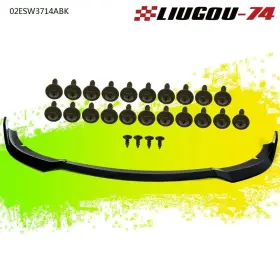 Big12362 Liugou74 Front Bumper Lip Spoiler Splitter Body Kit Fit For 2015-2019 Dodge Charger Usa