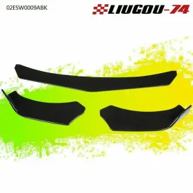 Big19443 Liugou74 Fit For Honda Civic Bmw Benz Mazda Gmc Universal Front Bumper Lip Spoiler Kit U