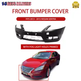 Lsot002423a Lostar Front Bumper Cover Fits 2013 2014 2015 Nissan Sentra With Fog Light Holes Primed