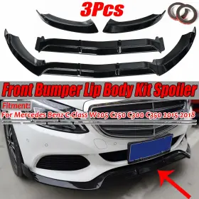 Mag003402 Mag Front Bumper Lip Body Kit Spoiler Mercedes C-class W205 C250 C300 C350 2015-2018