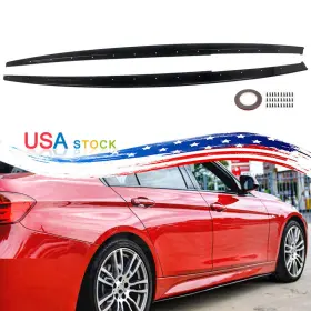 340i Magickit 796237677435 Gloss Black Side Skirt Extension Splitter Fits Bmw F30 320i 330i 2012-2018