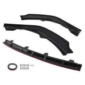 0blfv5 Maxpeedingrods Front Bumper Lip Spoiler Kit For Toyota Camry Se Xse 2021-2024 Sport Model Black