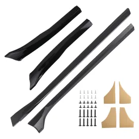 0tfd79 Maxpeedingrods Abs Plastic Side Skirt Extension For Tesla Model 3 17-23 Black Body Kit Panel 2p