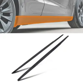 12xmkj Maxpeedingrods Black Abs Side Skirt Extension Set For Bmw 5 Series E60 E61 M5 2004-2010 Body