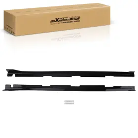 1r7a8w Maxpeedingrods 2x Side Body Panel Kit Extension For Honda Civic Sedan Hatchback 2016-2021 Black