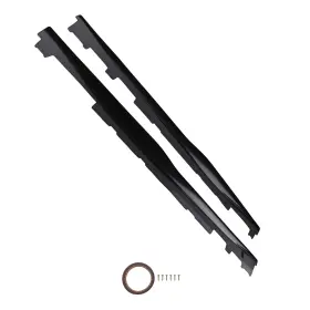 2cp168 Maxpeedingrods 2pcs Side Skirts Set For Chevy Camaro Rs Ss Lt Ls 2016-2023 Matte Black