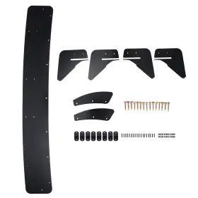 Maxpeedingrods 2smwju Bumper Lip Diffuser Side Splitter Valance Spoiler For Vw Golf Mk7 Gti Black