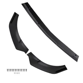 2uzp6n Maxpeedingrods Chin Valance Kit For Benz E300 E400 E450 Sport Package 17-19 Gloss Black